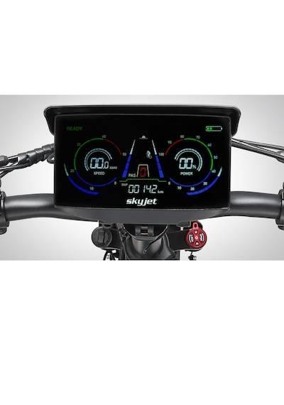 Skyjet Trvııı Pro 1000w Elektrikli Bisiklet Ayna Çanta Ve El Gazı Hediyeli Yeşil