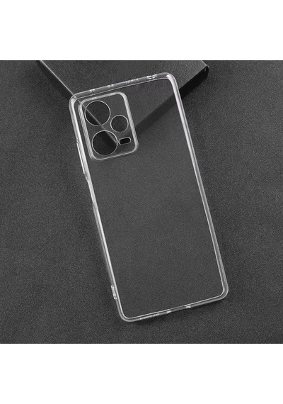 Poco X5 Pro Kılıf Kamera Korumalı Şeffaf Kalın Üstün Koruma Silikon Pazarplus
