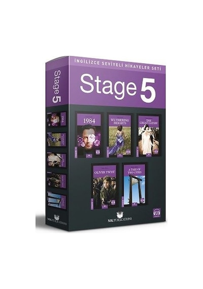 MK Publications İngilizce Hikaye Seti - Stage 5 - 5 Kitap Takım
