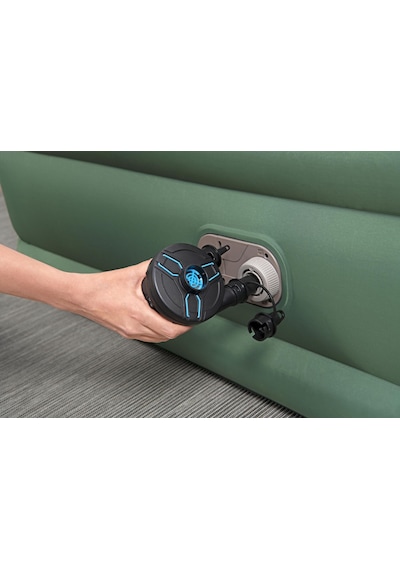 Bestway 69646 Toughlite Tpu Çift Kişilik Dahili Pompalı Şişme Yatak 2.03m X 1.52m X 46 Cm Yeşil