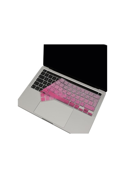 Macbook Uyumlu Klavye Koruyucu Arapça A2338 M1 M2 13 İnç A2251 A2289 A2141 16 İnç Uk Iso Ters L Enter Silikon Keyboard Cover Touch Bar Pembe 79817216