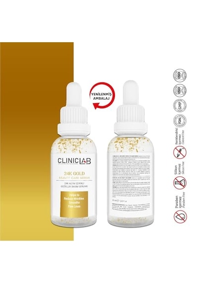 Altın Parçacıklı Yaşlanma Karşıtı Bakım Serumu 30 Ml