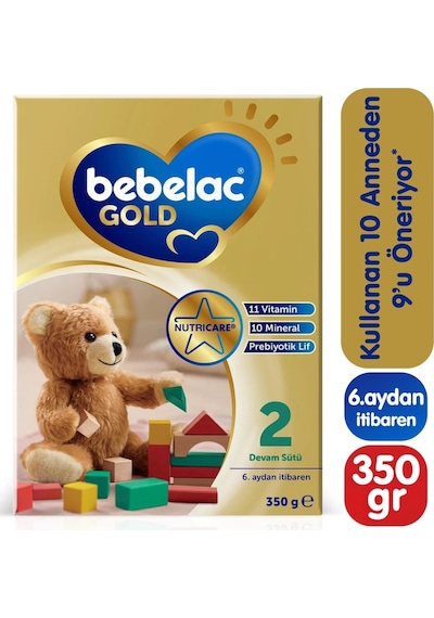 Bebelac 2 Bebek Devam Sütü 350 G