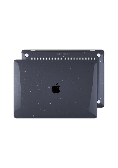 NovStrap Apple Uyumlu MacBook Pro 2023 16 inç M2 Pro/Max A2780 ile Parlak Simli Kılıf Sert Glitter