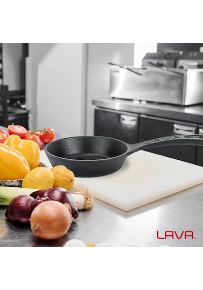 Döküm Mini Yuvarlak Saplı Çap 12 Tava Açık Bakır