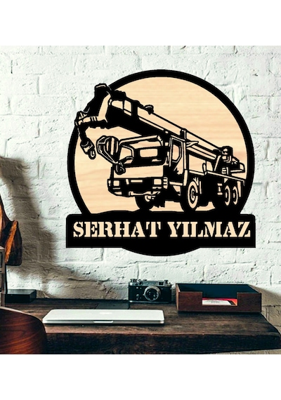 Vinç Kurtarıcı  Ahşap Duvar tablo
