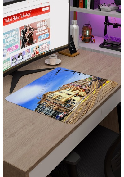 San Francisco Kaliforniya Abd 2 V1 48x40 Xl Gaming Kauçuk Kaymaz Taban Mouse Pad Fare Altlığı