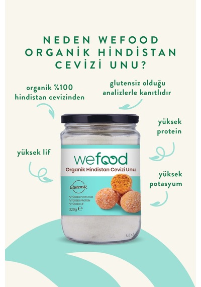 Organik Hindistan Cevizi Unu 320 Gr 2'li Diğer