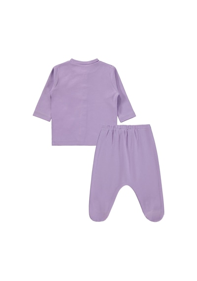 Civil Baby Düz 1-6 Ay Pijama Takımı - Lila