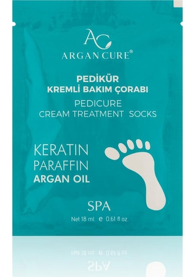 Argan Cure Kremli Pedikür Bakım Çorabı 5 Çift