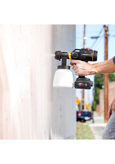Worx Wx020.9 20volt Kömürsüz Devir Ayarlı Boya Tabancası + 4 Parç