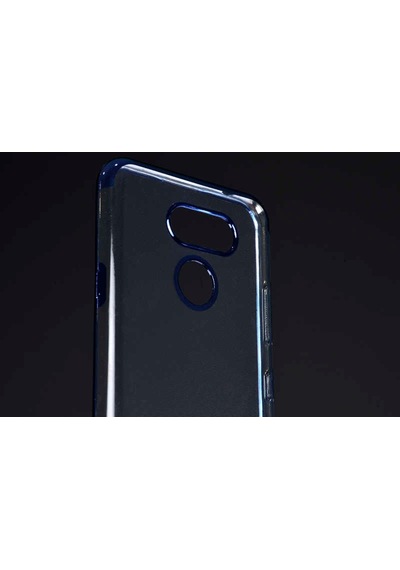 LG Uyumlu K40S Kılıf Zore Dört Köşeli Lazer Silikon Kılıf