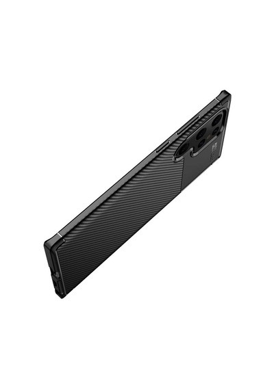 Galaxy S22 Ultra Kılıf Karbon Görünümlü Silikon Kamera Korumalı Üstün Koruma Kurtiletisim Lacivert