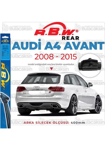 Audi A4 Avant Arka Silecek (2008-2015) RBW
