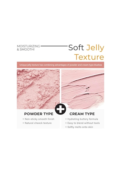 Meyve Tonlarında Doğal Görünümlü Jel Allık Juicy-pang Jelly Blusher Vl01 Çok Renkli
