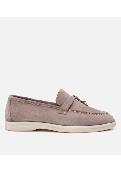 Hotiç Kadın Süet Deri Vizon Klasik Loafer 01ayh308760a450 Vizon-taupe Vizon