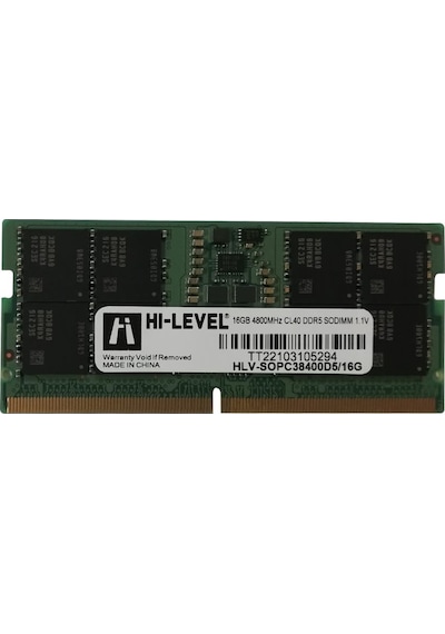 Hi-level 16gb 4800mhz Ddr5 Sodimm Kutulu Hlv-sopc38400d5/16g