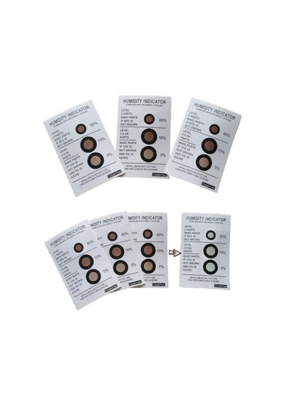 Kimyalab Nem İndikatör Kartı - 4 Noktalı Gösterge Kartları 25 Adet/paket