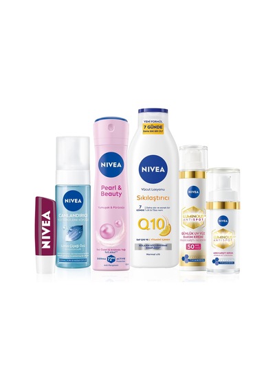 Çeyiz Seti, Vücut Losyonu 250ml,dudak Kremi,yüz Yıkama Köpüğü, Deodorant, Leke Karşıtı Krem Ve Serum