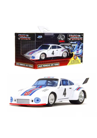 Transformers Jazz Porsche 935 Turbo Die Cast Metal Araba 1:32