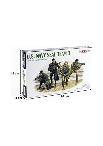 1/35 Amerikan Donanması Vietnam Seal Ekibi-3 Maketi, Dragon 3025