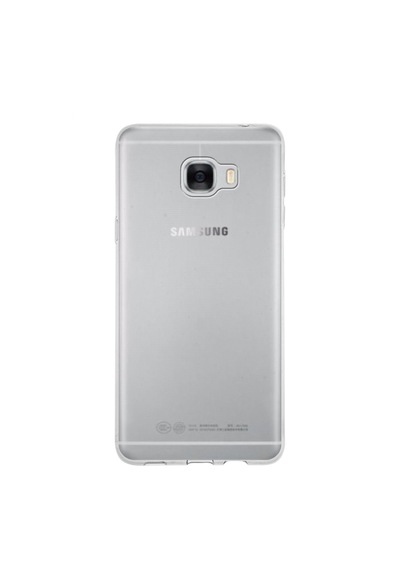 Samsung Galaxy Uyumlu C7 1mm Silikon Şeffaf Kılıf