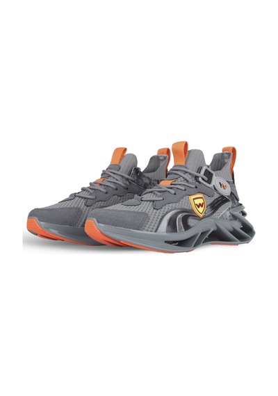 Greed Erkek Sneakers - Gri-oranj 001