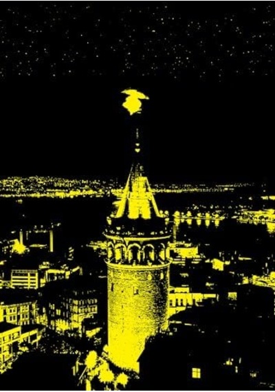 Galata Kulesi 1000 Parça Neon Puzzle