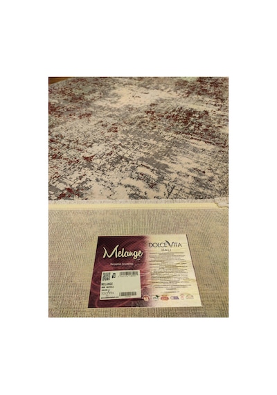 Melange 9506 Bordo-krem-gri Halı Çok Renkli