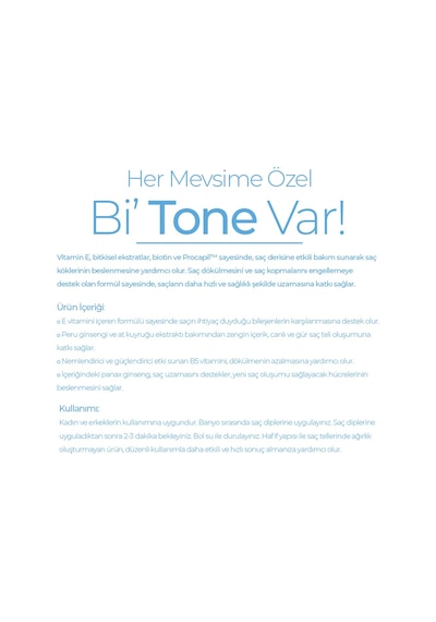 Dermatone For Slow Growing Hair Yavaş Uzayan Saçlara Özel Şampuan 300 ML