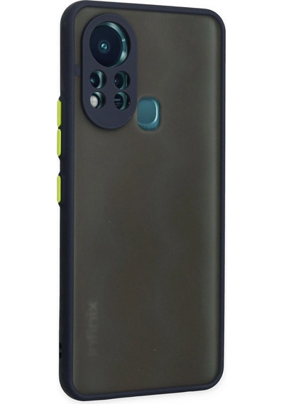 Cosmotex Newface İnfinix Hot 11s Kılıf Montreal Silikon Kapak - Lacivert