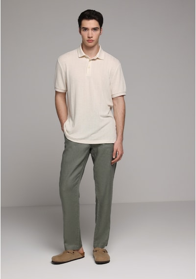 Colin's Colins Regular Fit Polo Yaka Düz Erkek Bej Kısa Kol Tişört Cl1080246 Q1.v1 Beı