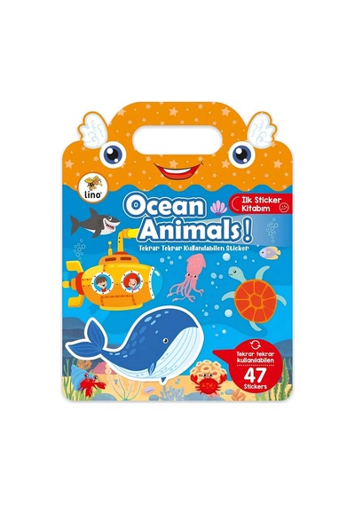 Tekrar Tekrar Kullanılabilen İlk Sticker Kitabım Ocean Animals