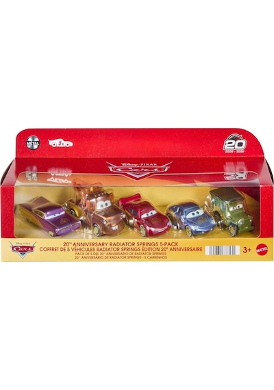 Jmj85 Radiator Springs 20. Yıl Hatırası 5 Li Paket Çok Renkli