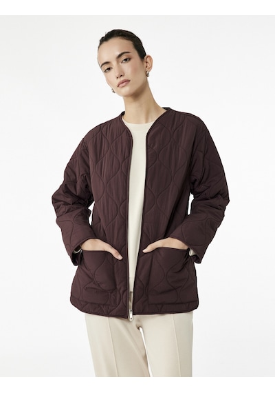 Koton Uzun Kollu Cepli Bisiklet Yaka Fermuarlı Oversize Kapitone Ceket Bordo 6wak20288ew Bordo Koton Uzun Kollu Cepli Bisiklet Yaka Fermuarlı Oversize Kapitone Ceket Bordo 6wak20288ew Bordo