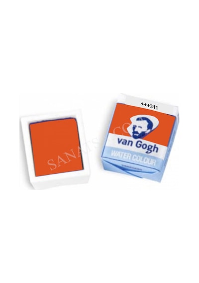 Talens Van Gogh 1/2 Tablet Sulu Boya 311 Vermilion