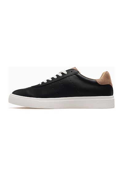 Lufian Paul Erkek Deri Sneaker Ayakkabı 26y 111230293 Siyah