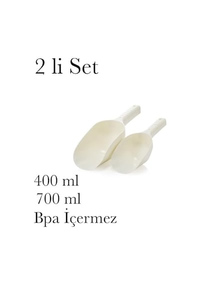 Bakliyat Küreği 2 Li Set Catering Kuruyemiş Lokanta Dükkan Gıda Kürek Bpa İçermez Gıdaya Uygun