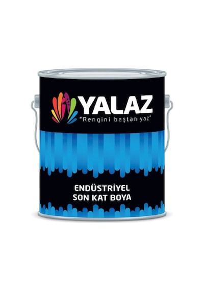 Yalaz Endüstriyel Boya 2,5 Kg 5155 Yeni Boncuk Mavi 0