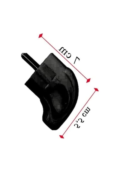 Siyah Monoblok Topraklı Erkek Fiş - 10a
