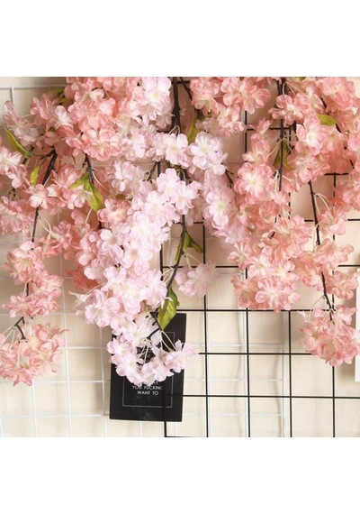 Nettenevime Yapay Çiçek Bahar Dalı Japon Kiraz Çiçeği 90 Cm Koyu Pembe Diğer
