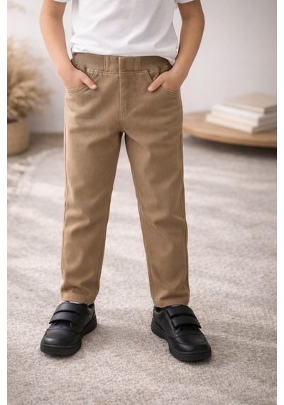 Uğur Bebe Bej Renk Okul Pantolonu Unisex %97 Pamuk Likralı Esnek Beli Ayarlamalı Tam Lastikli Kanvas Pantolon Bej Bej Uğur Bebe Bej Renk Okul Pantolonu Unisex %97 Pamuk Likralı Esnek Beli Ayarlamalı Tam Lastikli Kanvas Pantolon Bej Bej