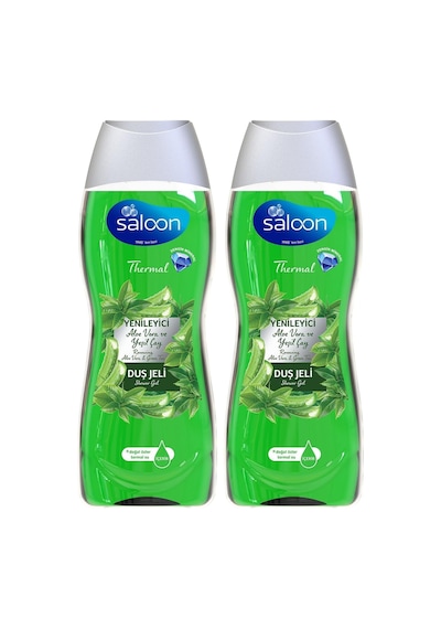 Therml Duş Jeli Yenileyici Aloe Vera &amp Yeşil Çay 450ml 2li Paket 285 ML