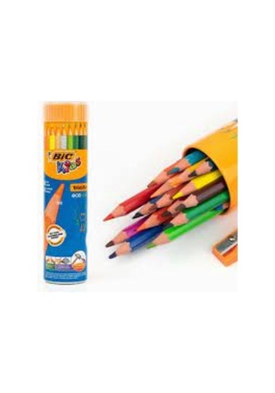 Bic Kids Evolution Kuru Boya Kalemi 12+1 Metal Tüp .