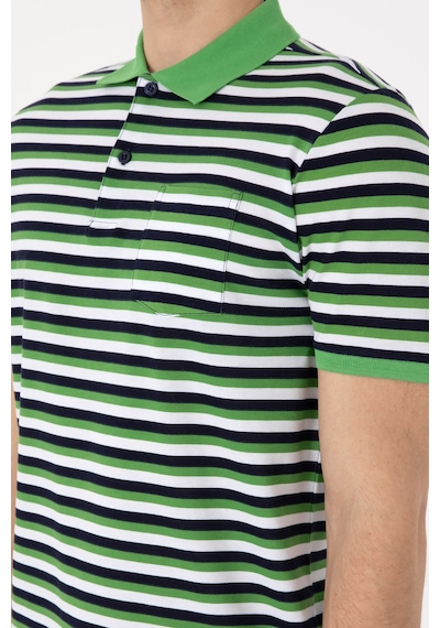 U.S. Polo Assn. Erkek Regular Fit Polo Yaka Yeşil Tişört 50306794-VR054