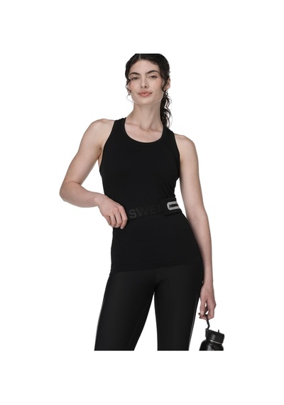 Sweaty Betty Sweaty Betty Athlete Seamless Workout Tank Kadın Siyah Tişört Blk SIYAH
