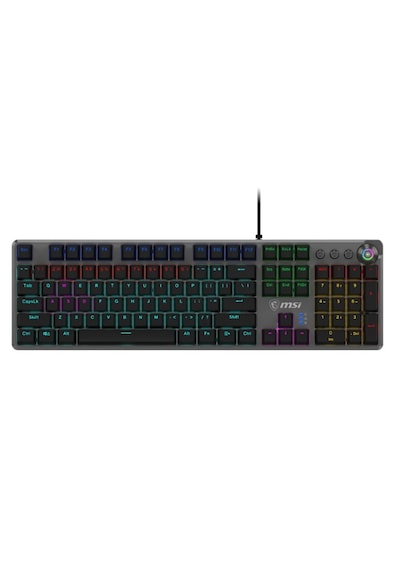 MSI Forge GK310 Red Switch RGB Kablolu Mekanik Oyuncu Klavye