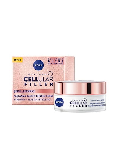 Nivea Hyaluron Cellular Fıller + Şekillendirici  Gündüz Kremi 50 Ml SPF 30