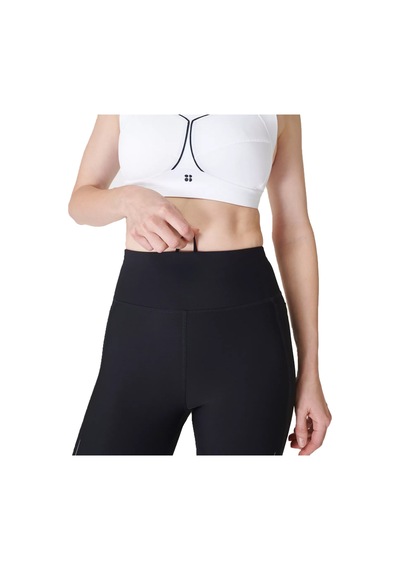 Sweaty Betty Sweaty Betty Zero Gravity 7/8 Illuminate Ru Kadın Siyah Koşu Taytı Blk Siyah