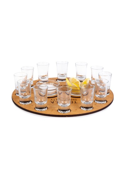 Micro Wood Tekila Tepsisi, Tekila Shot Party, Tekila Bardağı Genel